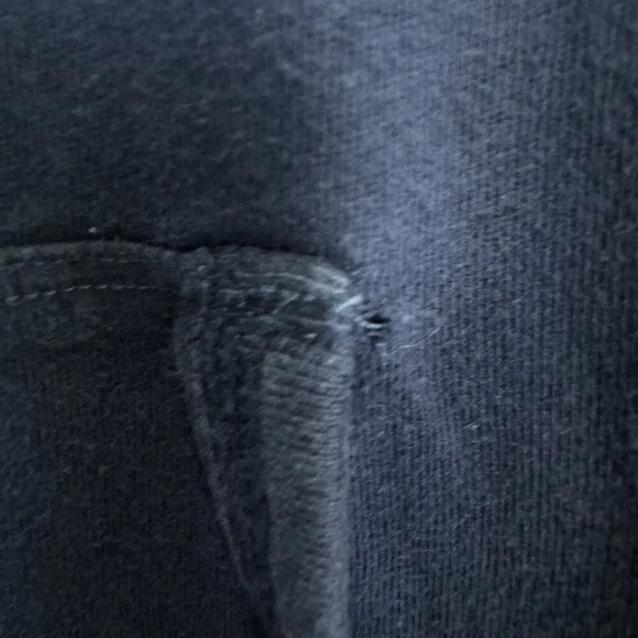 Vintage Y2K Abercrombie Large Hoodie Pullover Spell Out Logo Pockets - Picture 5 of 8